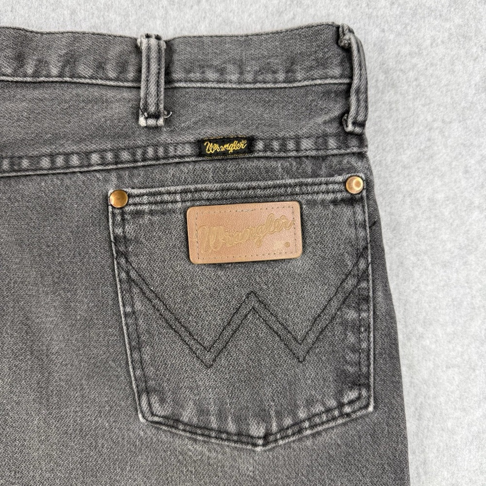 Vintage Wrangler Jeans Mens Fits 38x30 Gray 936‎ Cowboy Cut Western Made In USA